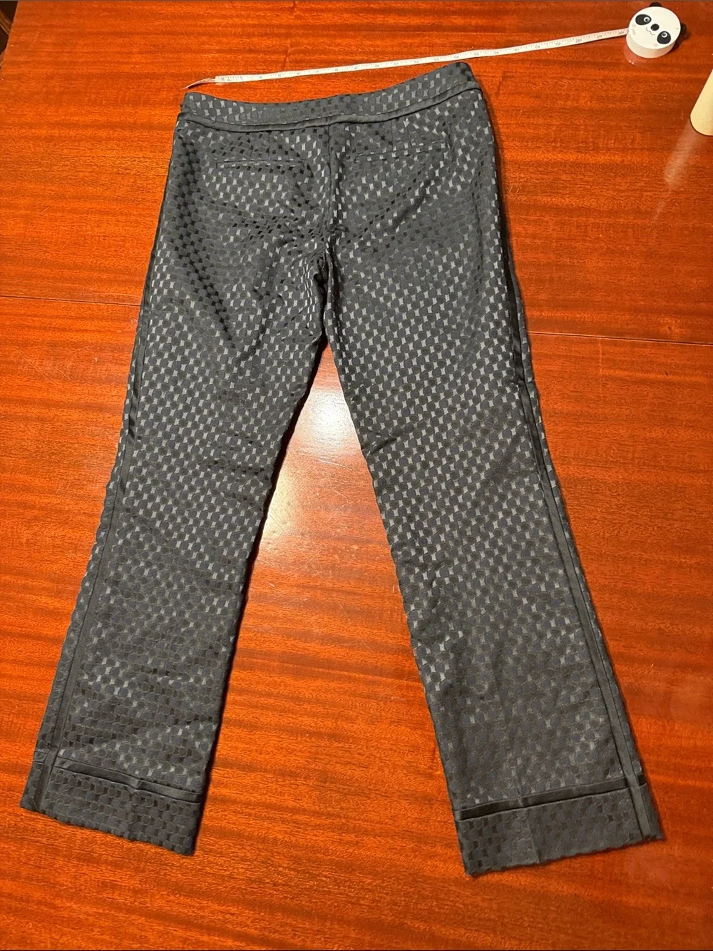 LN Tory Burch cropped jacquard trousers